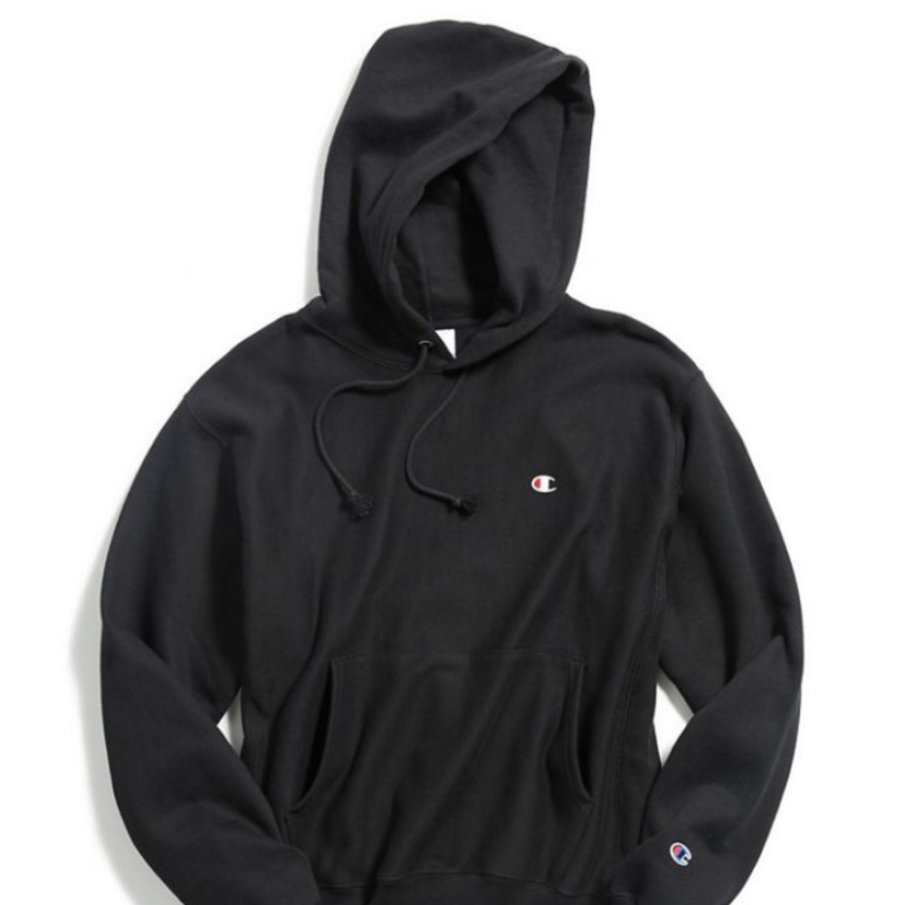 Black Champion Reverse Weave Hoodie